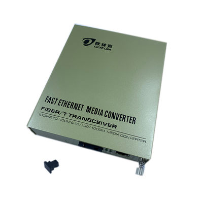 WDM रैक माउंट फाइबर मीडिया कन्वर्टर, 100Mbps फाइबर Cat6 कन्वर्टर