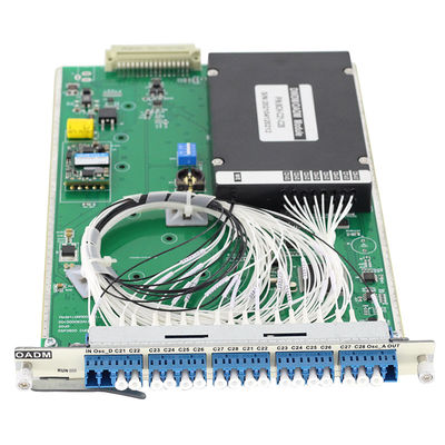 गुणवत्ता  8 Port Optical Add Drop Multiplexing OADM Card CWDM DWDM C21~C28 Plug And Play कारखाना