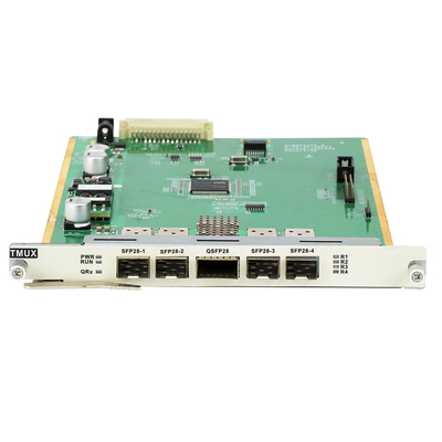गुणवत्ता  100G Optical TMUX Card 4×SFP28 Uplink to 1×QSFP28 Non-Coherent Multiplexing कारखाना
