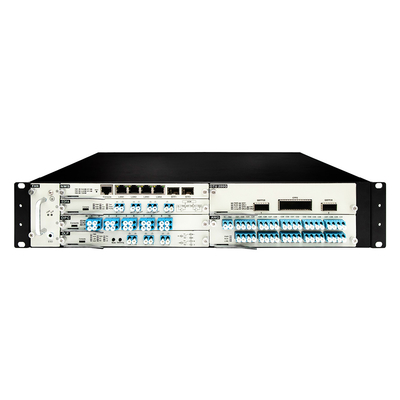 गुणवत्ता  19" 2U DWDM Optical Transmission System with EDFA OTU DCM Card Wdm Transmission System कारखाना