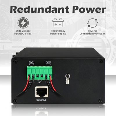 Olycom औद्योगिक PoE प्रबंधित स्विच 2.5G फाइबर 240W बजट SNMP CLI प्रबंधनीय