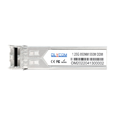 औद्योगिक 1.25G SFP 1000Base-SX 850nm MMF मल्टीमोड 550m डुप्लेक्स LC DDM आउटडोर के लिए