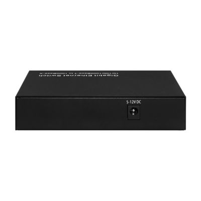 4 पोर्ट गीगाबिट वाणिज्यिक ईथरनेट स्विच SFP फाइबर ऑप्टिक अनमैनेज्ड DC5V