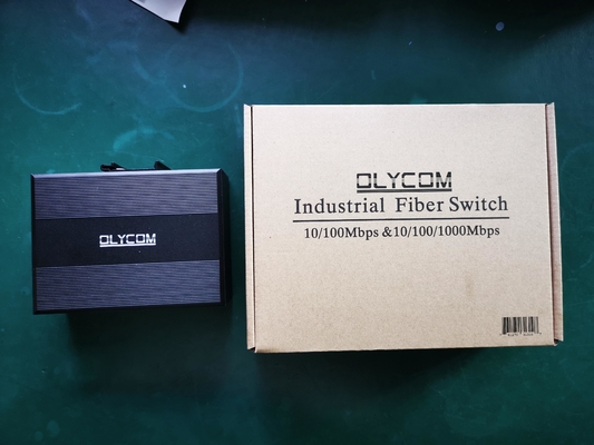 OLYCOM प्रबंधित स्विच 8 पोर्ट गीगाबिट ईथरनेट 12V औद्योगिक ग्रेड 8 पोर्ट SFP दीन रेल के साथ बाहरी उपयोग के लिए IP40 पर चढ़कर
