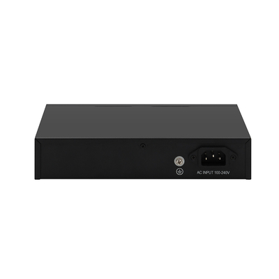 8 पोर्ट POE गीगाबिट फाइबर स्विच POE वॉचडॉग के साथ 4 SFP/RJ45 अपलिंक पोर्ट 120W