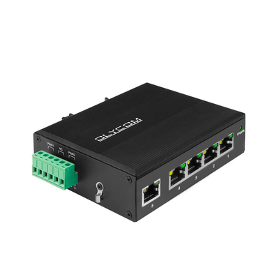 10/100/1000Mbps औद्योगिक पीओई नेटवर्क स्विच 5 पोर्ट गीगाबिट