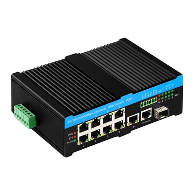 8 पोर्ट अल्ट्रा PoE L2 प्रबंधित स्विच ERPS 2.5G रिंग के साथ 1SFP/RJ45 अपलिंक PoE Af/At/Bt