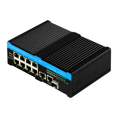8 पोर्ट अल्ट्रा PoE L2 प्रबंधित स्विच ERPS 2.5G रिंग के साथ 1SFP/RJ45 अपलिंक PoE Af/At/Bt