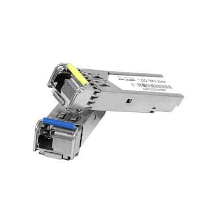 सिस्को SFP ट्रांससीवर मॉड्यूल 1.25G BIDI WDM सिंगल मोड 20km 1310nm 1550nm DDM