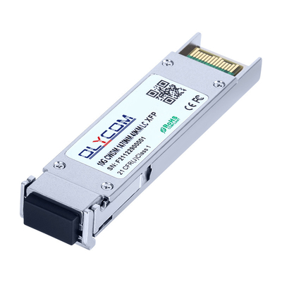 10G XFP CWDM फाइबर ऑप्टिक ट्रांससीवर 40KM 1450~1610nm डुप्लेक्स एलसी पोर्ट 3.3V