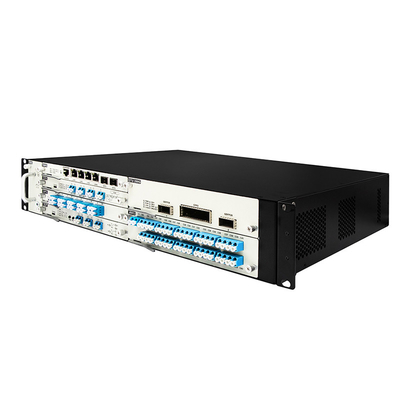 2U DWDM रैक ऑप्टिकल ट्रांसपोर्ट सिस्टम 8 स्लॉट पूर्ण OM3800 श्रृंखला सेवा कार्ड के लिए