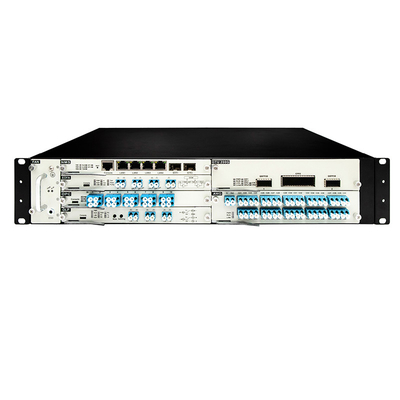 2U DWDM रैक ऑप्टिकल ट्रांसपोर्ट सिस्टम 8 स्लॉट पूर्ण OM3800 श्रृंखला सेवा कार्ड के लिए