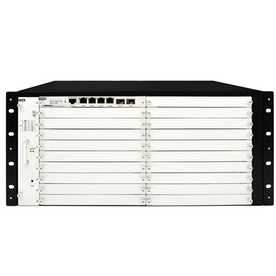 OTN DWDM 5U चेसिस 20 सेवा स्लॉट 100G 200G 400G ट्रांसमिशन डबल पावर इनपुट के लिए