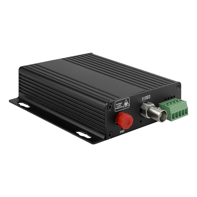 1 चैनल एनालॉग सीसीटीवी वीडियो RS485 डेटा फाइबर मीडिया कनवर्टर 720P DC5V