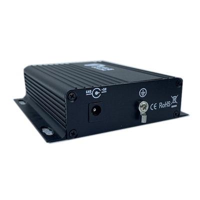 2 पोर्ट CCTV एनालॉग वीडियो फाइबर ऑप्टिक कनवर्टर 720P DC5V FC/SC/ST कनेक्टर