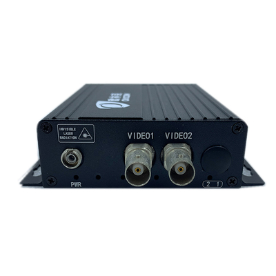 2 पोर्ट CCTV एनालॉग वीडियो फाइबर ऑप्टिक कनवर्टर 720P DC5V FC/SC/ST कनेक्टर