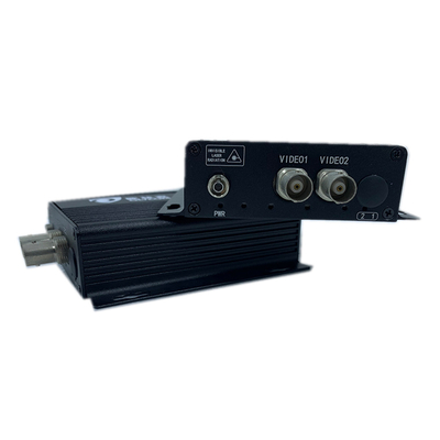2 पोर्ट CCTV एनालॉग वीडियो फाइबर ऑप्टिक कनवर्टर 720P DC5V FC/SC/ST कनेक्टर