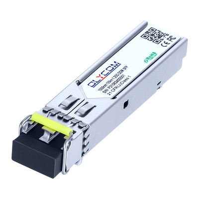 1.25G 1550nm Sfp ट्रांससीवर सिंगल मोड डुप्लेक्स 120km SFP मॉड्यूल डीडीएम के साथ
