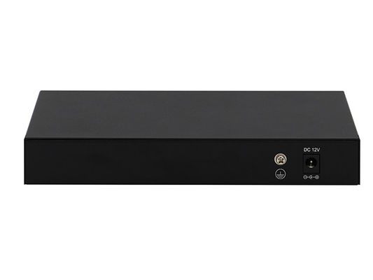 8 पोर्ट 2.5G नेटवर्क स्विच अनमैनेज्ड 10G फाइबर DC12V फैनलेस ऑटो एडाप्टिव स्पीड