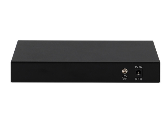 8 पोर्ट 2.5G नेटवर्क स्विच अनमैनेज्ड 10G फाइबर DC12V इनपुट फैनलेस ऑटो-एडाप्टिव स्पीड