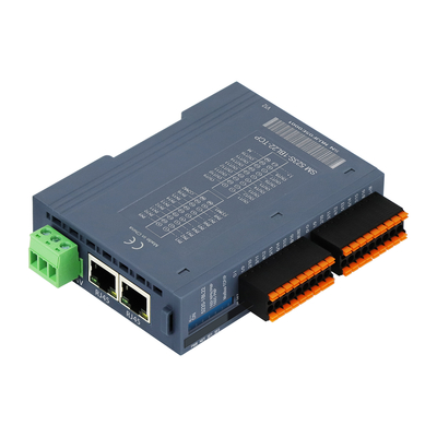 पीएलसी मॉड्यूल Modbus-TCP/IP I/O मॉड्यूल 100Mbit/s 24VDC इनपुट 16DI +16DO IP20 Din Rail