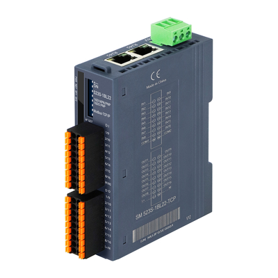 पीएलसी मॉड्यूल Modbus-TCP/IP I/O मॉड्यूल 100Mbit/s 24VDC इनपुट 16DI +16DO IP20 Din Rail