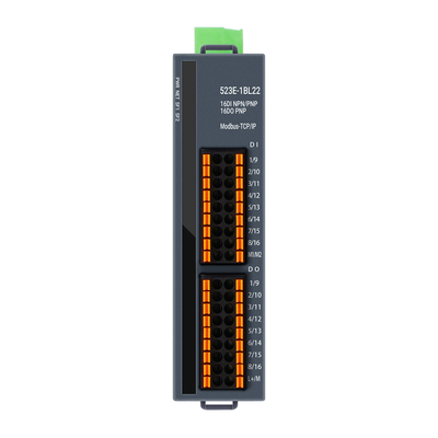 Modbus-TCP I/O कपलर रिमोट डिस्ट्रीब्यूटेड I/O मॉड्यूल 3 RJ45 24VDC पावर सप्लाई IP20 16DI 16DO