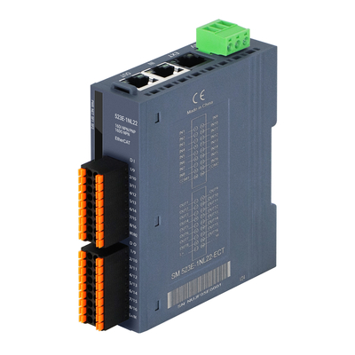 EtherCAT I/O स्लेव मॉड्यूल 24V DIN माउंट 2 RJ45 कनेक्टर IP20 ग्रेड