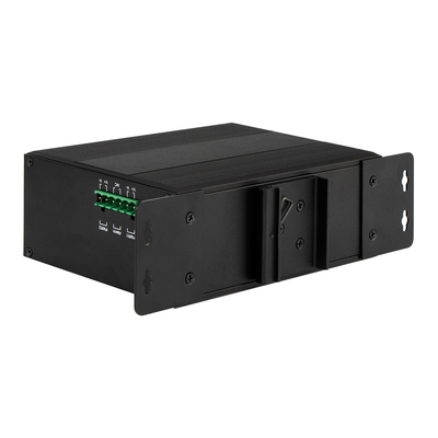 8 पोर्ट ई-मार्क FE/GE ईथरनेट स्विच वाहन नेटवर्क समाधान के लिए अप्रबंधित 12V 24V