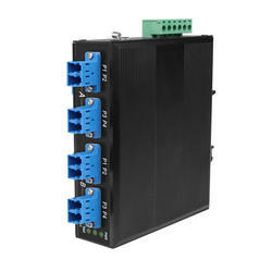 2*2B इंडस्ट्रियल ऑप्टिकल बाईपास स्विच LC/SC कनेक्टर SM/MM DC24/48V इनपुट