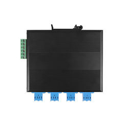 2*2B इंडस्ट्रियल ऑप्टिकल बाईपास स्विच LC/SC कनेक्टर SM/MM DC24/48V इनपुट