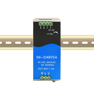 ओलिकॉम इंडस्ट्रियल 240W पावर सप्लाई Din Rail DC48V आउटपुट 5A DC समायोज्य