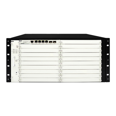 19" 5U OTN DWDM ट्रांसमिशन उपकरण प्रणाली EDFA AWG कॉन्फ़िगर करने योग्य कार्ड के साथ