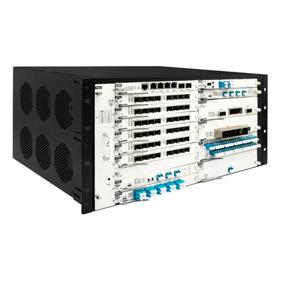 19" 5U OTN DWDM ट्रांसमिशन उपकरण प्रणाली EDFA AWG कॉन्फ़िगर करने योग्य कार्ड के साथ