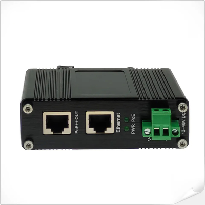 औद्योगिक 90W 802.3bt PoE++ इंजेक्टर गीगाबिट DC12V DC24V DC48V इनपुट मिनी आकार