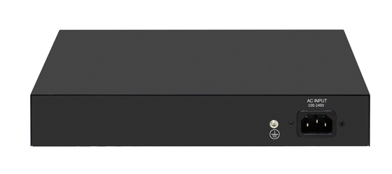 गीगाबिट 8 पोर्ट पो स्विच प्रबंधित ईथरनेट फाइबर स्विच 120W AC100-240V इनपुट