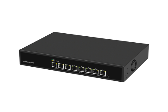 8 पोर्ट 10G ईथरनेट स्विच 8*10G ईथरनेट पोर्ट समर्थन 100/1000M/2500M/5G/10G