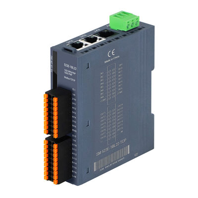 मॉडबस-टीसीपी बस PAL I/O सिस्टम विस्तार योग्य युग्मक औद्योगिक नियंत्रण 16DI+16DO PNP DC24V इनपुट 2RJ45 IP20