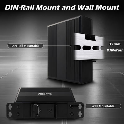 गीगाबिट पीओई स्विच अनमैनेज्ड ईथरनेट स्विच 120W पीओई एएफ/एटी DC48V पावर इनपुट