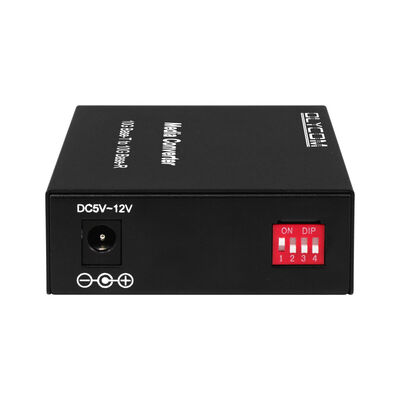 10G SFP+ अनमैनेज्ड फाइबर मीडिया कन्वर्टर, डेटा सेंटर और LAN बैकबोन के लिए DIP स्विच ऑप्टिकल फाइबर कन्वर्टर के साथ