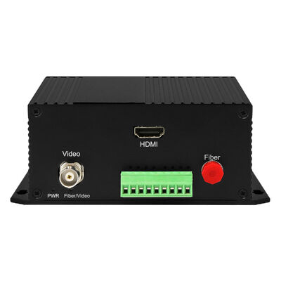 HDMI Video Fiber Converter 1080P Bidi RS422 Singlemode Optic Extender DC12V CE
