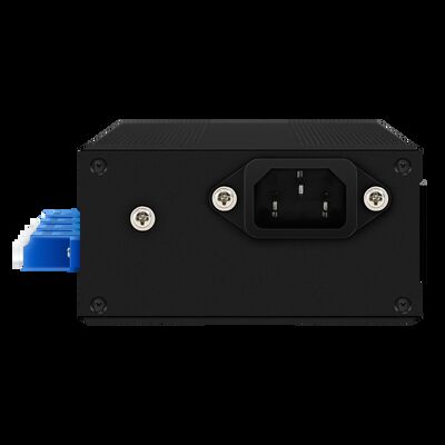 उच्च विश्वसनीयता के लिए AC/DC डुअल पावर इनपुट LC/SC कनेक्टर और SM/MM फाइबर प्रकार के साथ फाइबर ऑप्टिकल बायपास स्विच