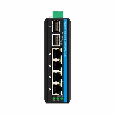 2.5G इंडस्ट्रियल नेटवर्क स्विच 4 पोर्ट के साथ 10G उपलिंक अनमैनेज्ड रियलटेक आधारित डीआईएन रेल
