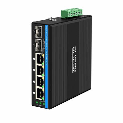 2.5G इंडस्ट्रियल नेटवर्क स्विच 4 पोर्ट के साथ 10G उपलिंक अनमैनेज्ड रियलटेक आधारित डीआईएन रेल