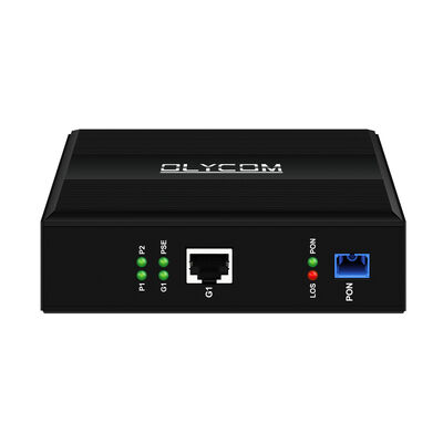 औद्योगिक गीगाबिट EPON GPON 30W PoE सिंगल पोर्ट डीआईएन रेल के साथ पैसिव ऑप्टिकल नेटवर्क के लिए
