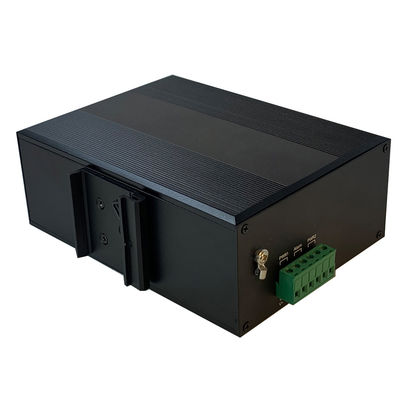 8 पोर्ट इंडस्ट्रियल मैनेज्ड PoE स्विच 2.5G फाइबर दीन रेल 240W समर्थन PoE प्रबंधन