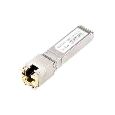 सिस्को 10G कॉपर एसएफपी मॉड्यूल ट्रांससीवर 30m RJ45 पोर्ट हुआवेई मिक्रोटीक कम्पेटिबल CE RoHS