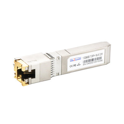 सिस्को 10G कॉपर एसएफपी मॉड्यूल ट्रांससीवर 30m RJ45 पोर्ट हुआवेई मिक्रोटीक कम्पेटिबल CE RoHS