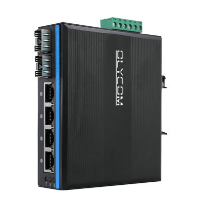 औद्योगिक नेटवर्क स्विच 6 पोर्ट फास्ट ईथरनेट 10/100Mbps फाइबर नेटवर्क रियलटेक अनमैनेज्ड