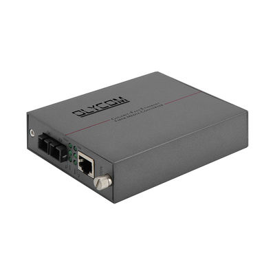 सिंगल मोड फाइबर मीडिया कन्वर्टर गीगाबिट ईथरनेट DC5V 2U चेसिस माउंट अनमैनेज्ड CE